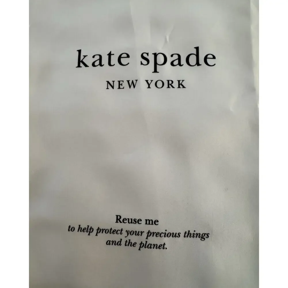 Kate Spade Medium Drawstring Dust Bag 13.5 By 12